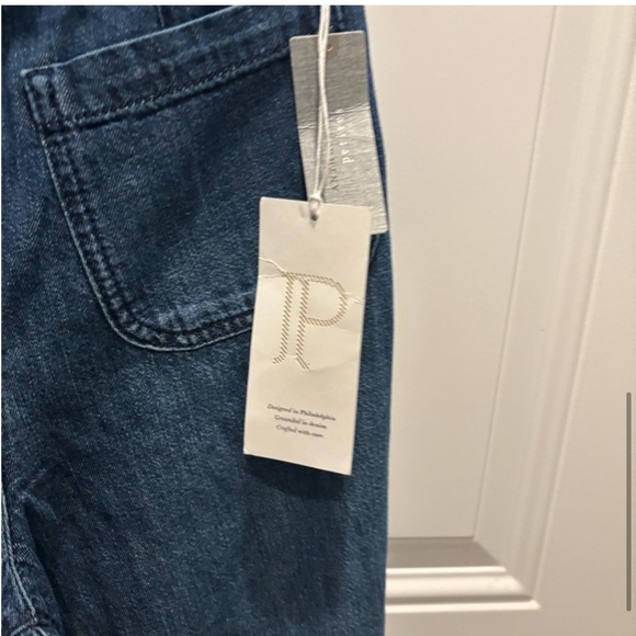 Anthropologie Blue Denim Jumpsuit - Picture 4 of 7